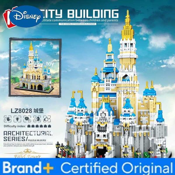 5297pcs Magic Castle Mini Building Blocks Disney Mirco 3D Model Diamond Bricks Princess Castle Figures For Children Toys LZ8028 H260226