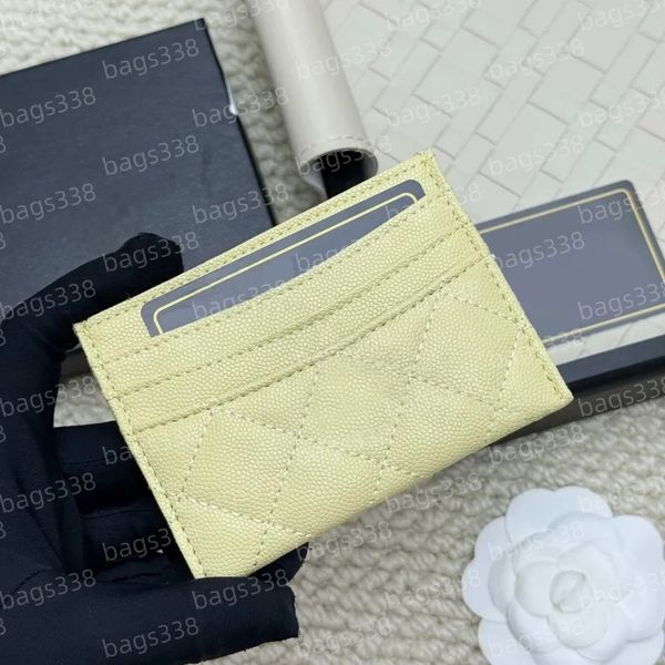 

Card holder women wallet designer purses handbag small holders bag genuine leather mini bags brand 10A quality fashion credit slots caviar compact casual passport, A2