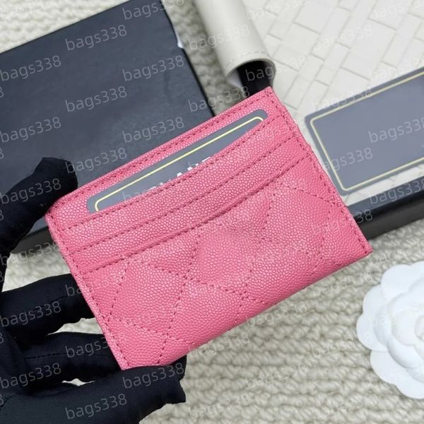 

Card holder women wallet designer purses handbag small bag leather branded bags quality coin secure credit caviar compact porte grained smooth passport organizer, A10