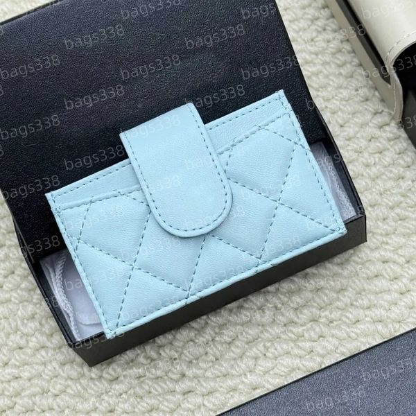 

Designer fashion card holder women men classic pattern quality wallet coin purses handbag small bags brand credit slots caviar quilted passport wholesale shopping, A16