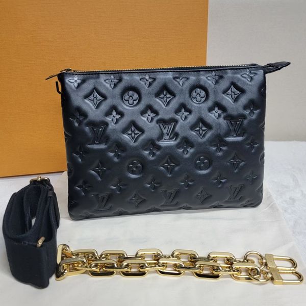 

Luxury Handbag Designer Bag Shoulder Bag Wallet Women's High-Quality Crossbody Bag Black Leather Bag Removable Adjustable Shoulder Strap Zipper Closure1, #26