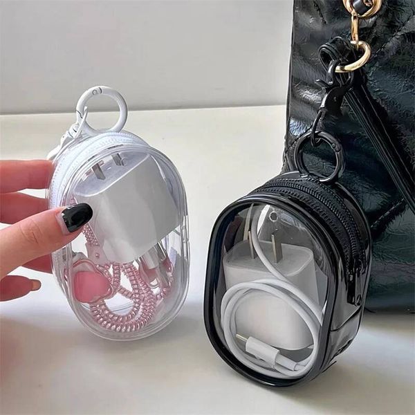 Bestseller 1PC Data Cable Charger Portable Headphone Organizer Cosmetic Jewelry Storage Bag ddmytues