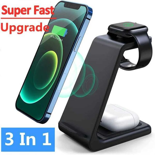 3 in 1 Wireless Charger Stand Fast Charging Dock Station for iPhone 15 14 13 12 11 X 8 Watch 8 7 6 iWatch Airpods Pro X260228