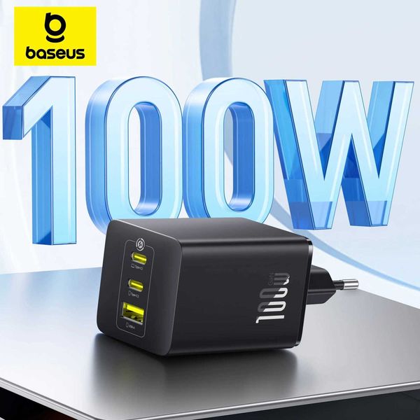 For Baseus 100W GaN Charger Fast Samsung iPhone 17 16 15 Laptop Tablet PD With USB Phone X260228