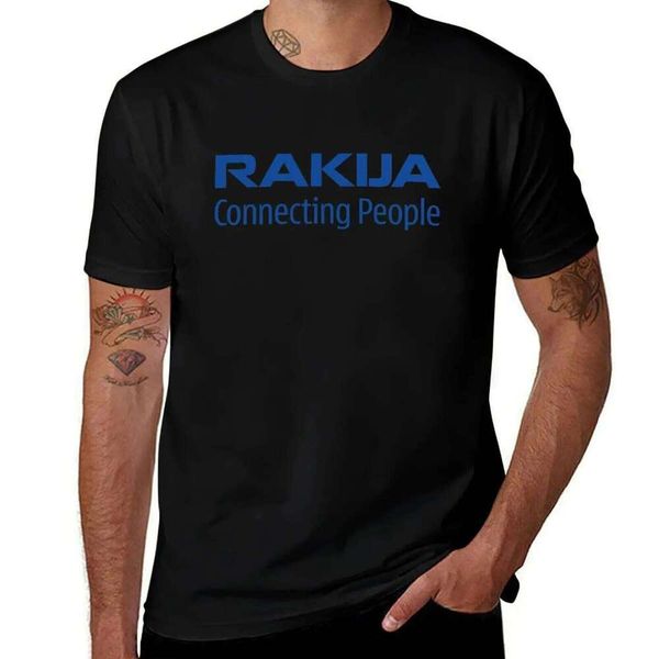cotton PEOPLE RAKIJA CONNECTING shirt t black graphic package T-Shirt plain for man t-shirt essential C260228