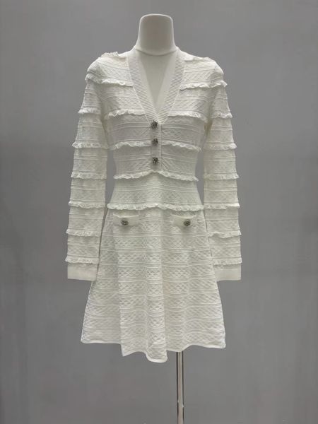 designer clothes women wedding guest dress long sleeve knitted mini vestidos elegantes summer