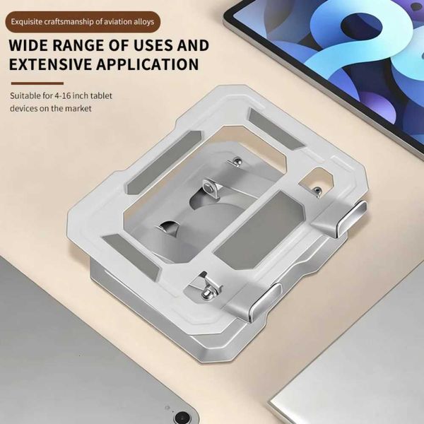 GeneralRotation 360 Adjustable Foldable Tablet Stand Aluminum Phone Holder for iPad Pro Air Mini Tab Universal Desktop MountT2600604