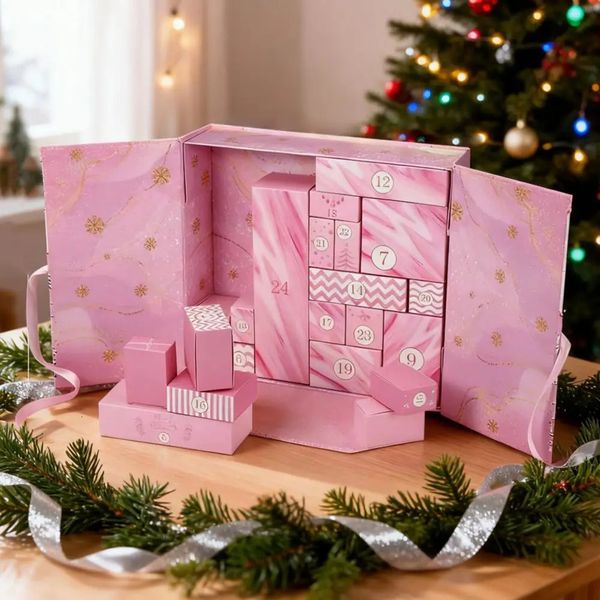 Advent Calendar Diy Christmas Gift Boxes Refillable Countdown for Xmas 260603