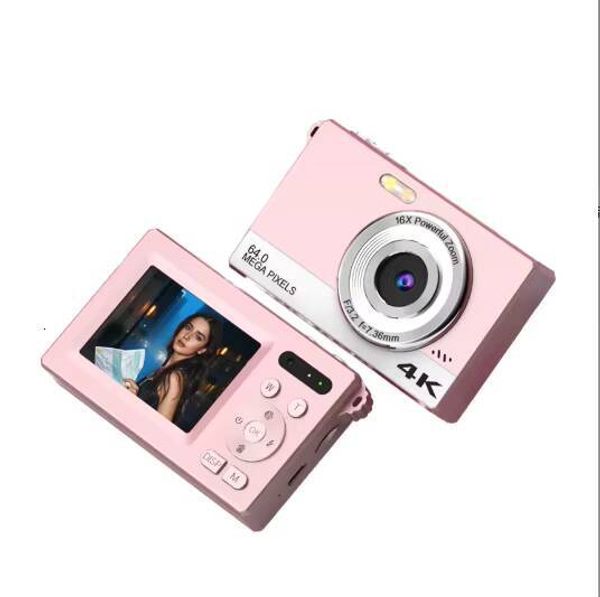 Student 4K 1 Digital Camera 16X Zoom 2.8Inch Screen Retro Beginner-Friendly Campus HD Home Travel Compact Brand New