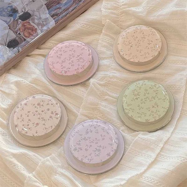 Floral Print Foldable Rose Finger Ring Griptok Phone Holder Magnetic Eing Bracket for IPhone For Stand J260606