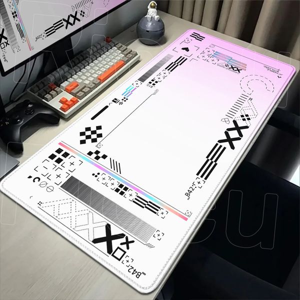 Cartoon Mouse Pad Pink CSGO Print Stream Gamer Mousepad 400x900mm Antislip Keyboard Mats Rubber Deskmat Gaming Accessorie C260808