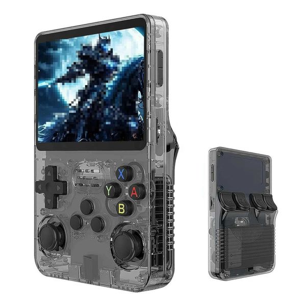 New Retro R36S Handheld Video Game Console 35 Inch IPS Screen 64GB Preloaded Games Portable Pocket Player with Linux System Z260606