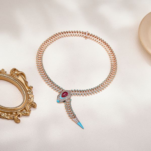 Colorful Mystical Serpent Neckpiece Perfect Gift Choice for Any Occasion