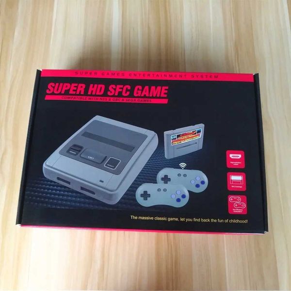 16 BIT Super Retro Video Game Console HD For Super SNES Built-in 518 Games 24G Wireless Controller T260608
