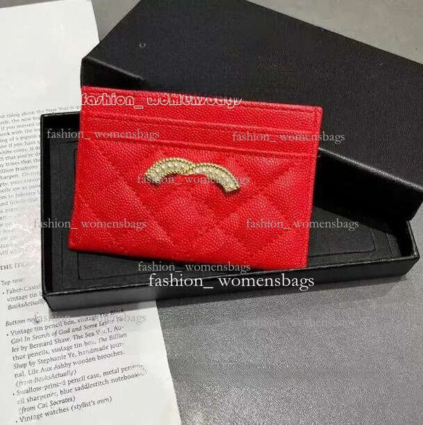 Card Holder Wallet designer Genuine Leather Wallet Card Holder Ava Coin Cowhide Leather Pouch black Zippy Purses Chain Money Key chain Wallets