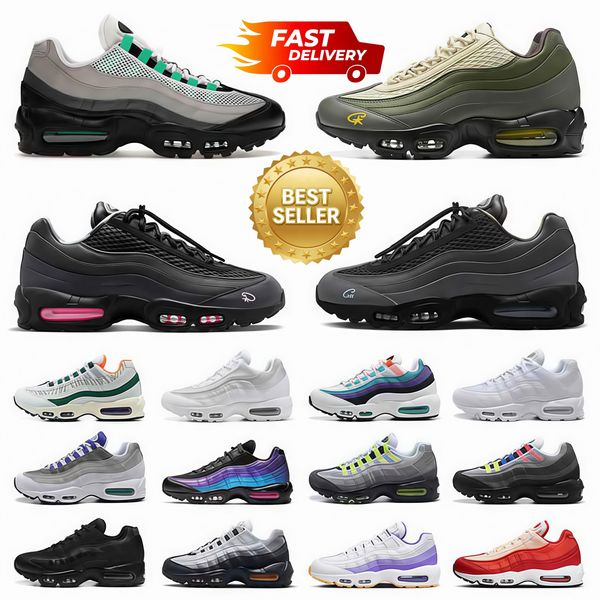 95s Mens Womens Designer Shoes Light Blue Aegean Storm Pink Beam All Black White Sequoia Greedy Neon Sports Sneakers Trainers Big Size