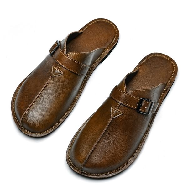 Men’s Classic Leather Summer Sandals