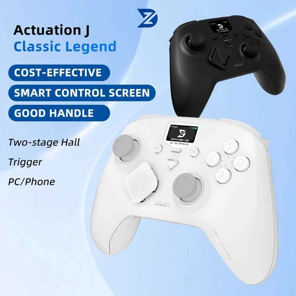 ZD J30 Wireless Gamepad With Detachable Micro Cross Key Hall Trigger Joystick 600Mah Battery Support Dual 1000Hz Return Rate T260608