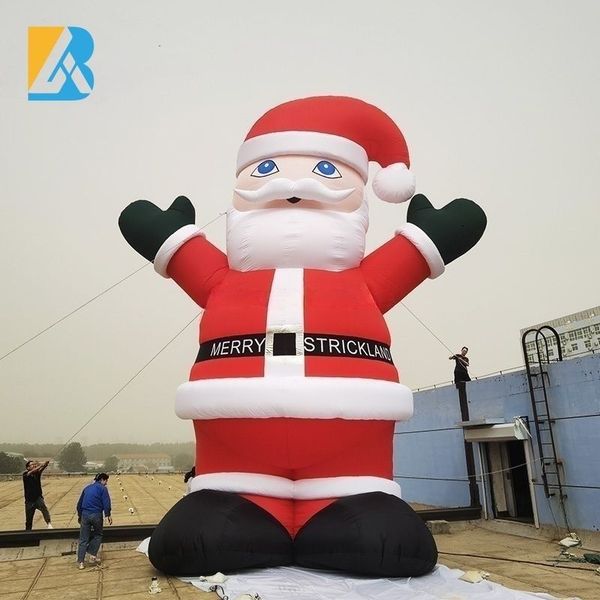 Personalized Christmas Inflatables Large Outdoor Santa for Advertising Blow ups