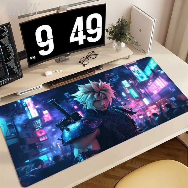 Final Fantasy VII Large Gaming Mouse Pad HD Computer Mousepad Gamer Laptop Mouse Mat Office Mausepad XXL Keyboard Mat Desk Pads Z260610