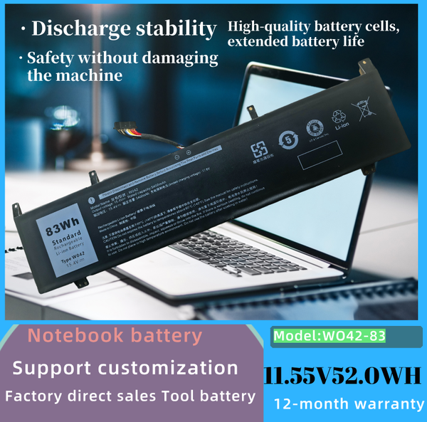 HW042AF01 Wukong Battery Naruto Laptop Battery Built-in Laptop Battery W042 W042-83 15.4V 83Wh