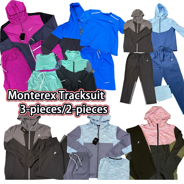 Tracksuit Set Tracksuit Ensemble Homme Tech 3-piece Set Tracksuit Mens Tracksuit Sports Running Set Shorts Tshirt Set Quick Dry Monterex Tracksuit jacket 001