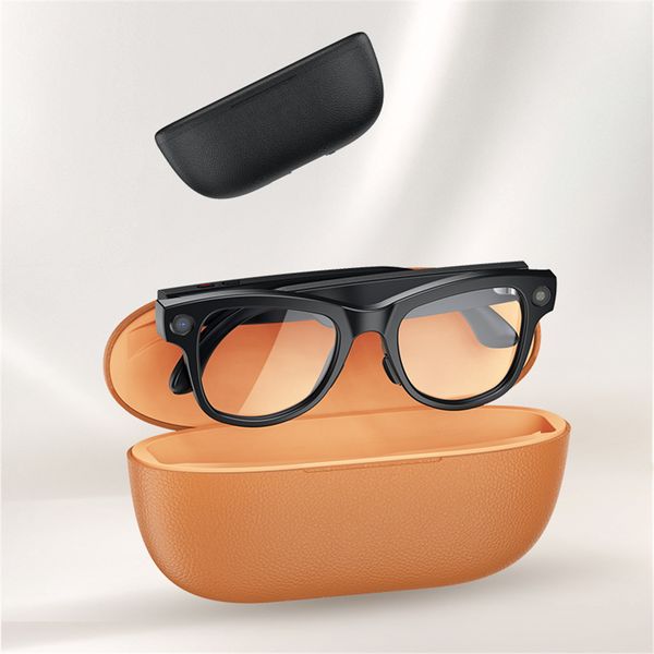 2026 Smart AI Glasses 1080P HD Camera M02 Ultra ChatGPT 3600mAh Charging Case Power Bank 32GB Translation Music Video Sunglasses