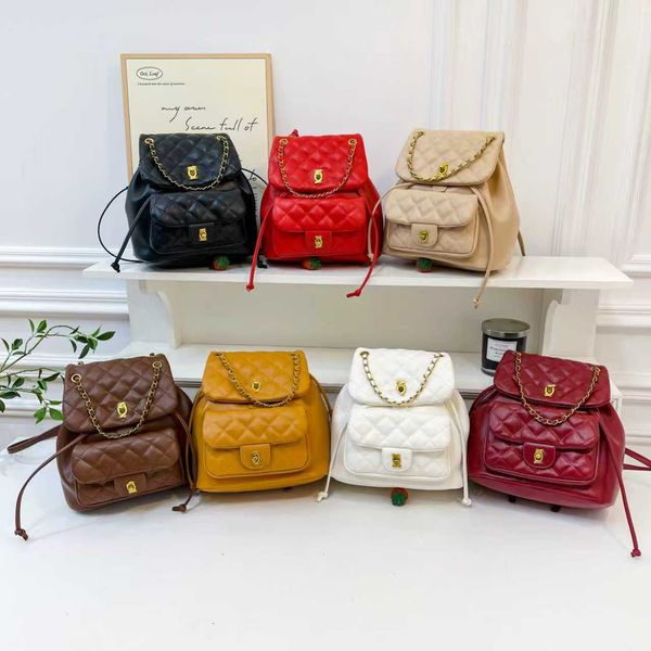 Designer backpacks, shoulder bags, crossbody women's men's chain mother-and-daughter birthday party gifts.