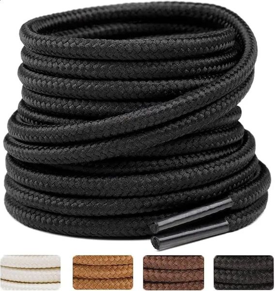 Heavy Duty Round Boots Shoelaces Durable Polyeste Outdoor Shoe Laces for Hiking Sporting Running TearResistant Cotton 260616