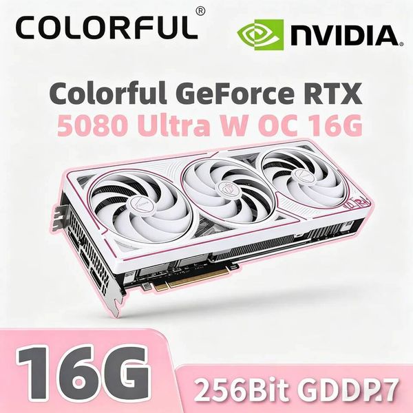 NEW Colorful Original iGame NVIDIA GeForce RTX 5080 Ultra W OC 16GB 256-bit GDDR7 GPU for Desktop Gaming Computer Components