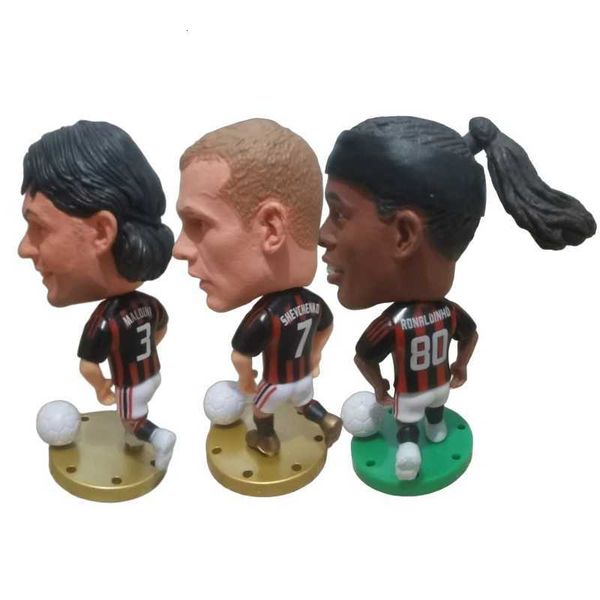 Collectible Football Model Action Figurine Figures 65cm 25inch KakaMaldiniShevchenkoRonaldinhoRonaldo Soccer Toy X260617