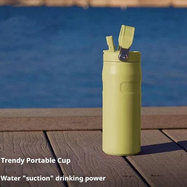 Ice King Cup304 Stainless Steel Insulated Cup Largecapacity Doublelayer Vacuum Water Outdoor Sports Kettle with Handle 260617