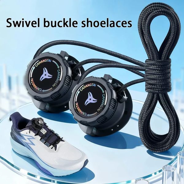 Automatic Shoelaces Without ties Install simple Swivel Buckle Laces Thick Rope Tennis Sneakers Shoelace Shoe Accessories 260616BJ