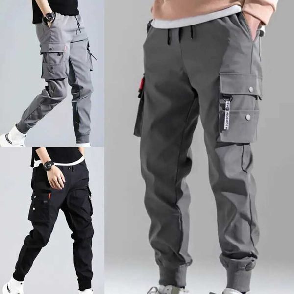 Men Cargo Tactical Pants Work Combat Multi-pockets Casual Training Trousers Overalls Clothing Joggers Hiking Mens Cargo Pant 1PC M240924 L26