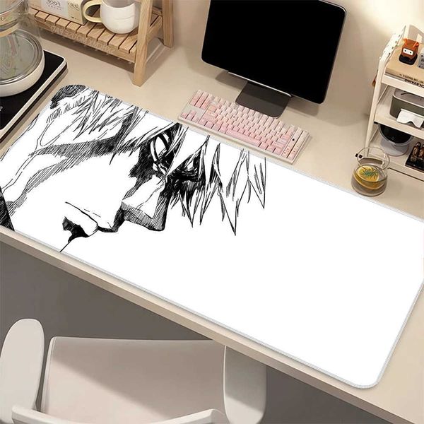 Manga Bleach Panel White Large Mouse Pad Anime Shounen Gaming Mousepad Non-Slip Rubber Soft Table Mat for Laptop Office PC Gamer C260729