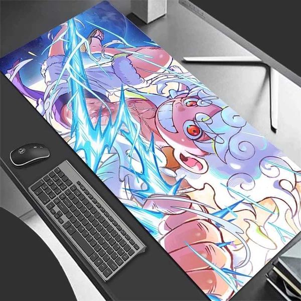 Cool Japan Anime Mouse Pad PC White Gamer Cabinet Keyboard Rug Laptop O-one P-piece L-Luffy 5 Gear Mousepad XL Extended Desk Mat D260618Z260720
