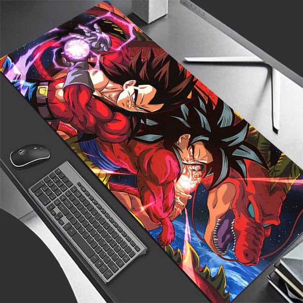 Pad Mouse Gaming Mousepad PC Dragon Ball Rubber Mouse Mat Laptop Goku Gamer Extended Desk Mat Mechanical Keyboard Pads Mousepads D260618