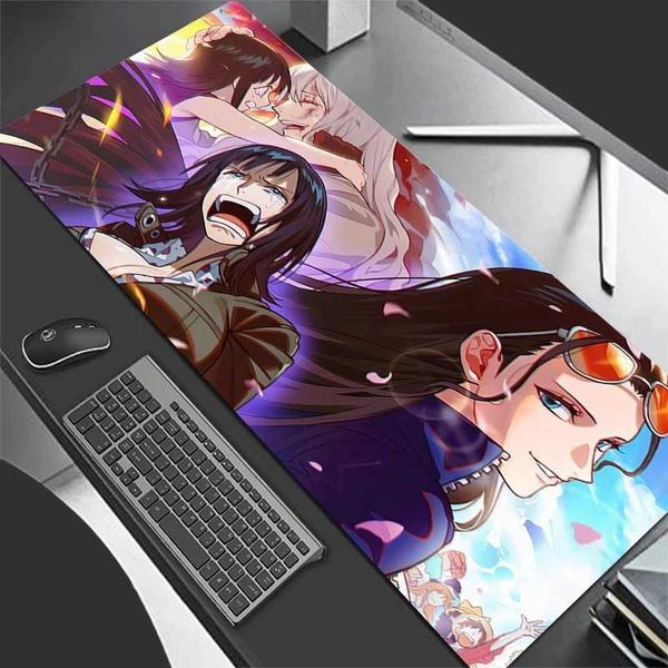 Sexy Japan Anime Girl Mouse Pad PC Purple Gamer Cabinet Mousepad Kawaii O-one P-piece Keyboard Rug XL Laptop Nico Robin Desk Mat C260729