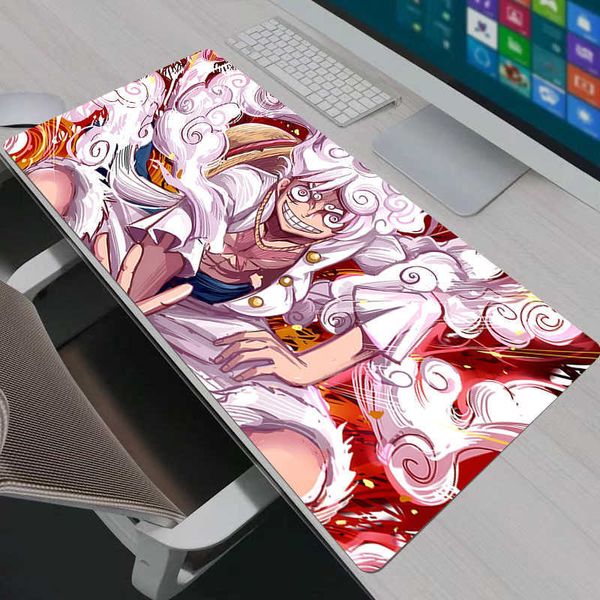 Pads Mouse Gaming Japan Game Anime One Piece Luffy Home New PC Mousepad Keyboard Pad Non-Slip Office Carpet Laptop Big Mice Pad D260618