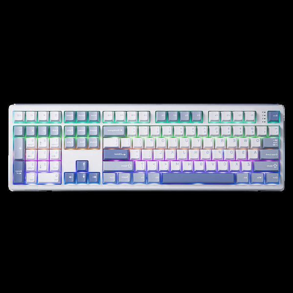 TH108 EPOMAKER 100 Full Size Hot-Swap Gasket-Mounted Wired/Bluetooth/24Ghz Wireless Mechanical Keyboard with 10000mAh Battery D260621