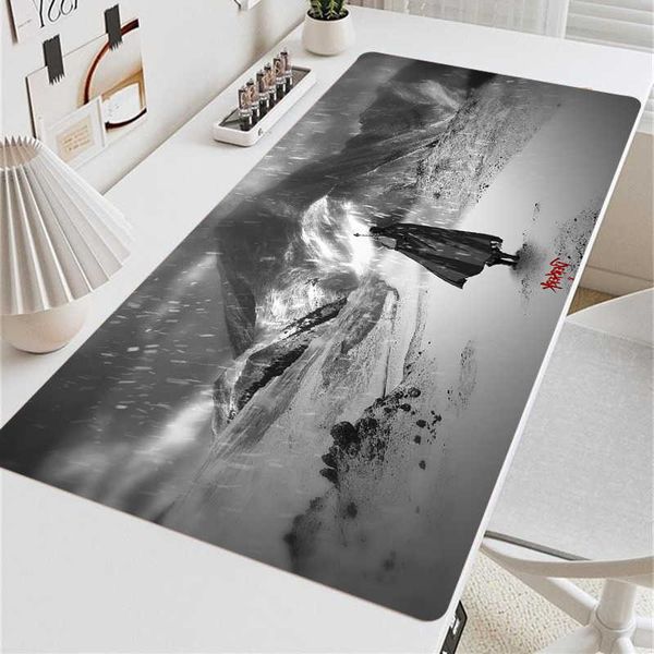 Anime Berserk Mouse Pad XXL 900x400MM Laptop Mini PC Desk Mat Gaming Office Accessories Rubber Base Mousepad Gamer Computer Pad D260622