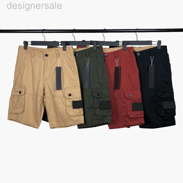 Mens Shorts Summer Classic Pants Fashion Outdoor Cotton Cargo Shorts Badge Letters Middle Pants Hip Hop fifth Pants Casual Men Clothing