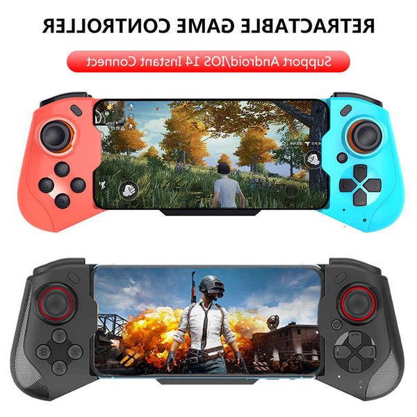 Controllers Game Joysticks Mocute 060 Wireless Gamepad Mobile PUBG Controller for Phone Android Telescopic JoysticL26623