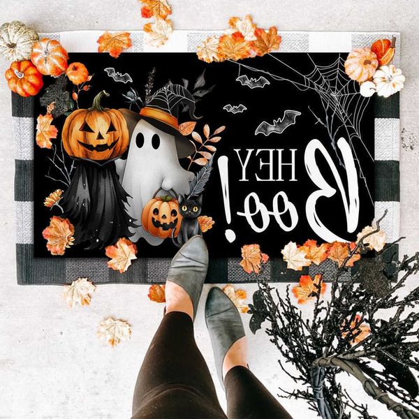 Spooky Halloween Welcome Mat for Home