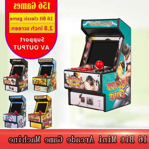 Arcade Mini Handheld Game Console 28 Inch Screen Built in 156 Retro Games 16 Bit Portable Video Game Console For Sega AV OutpuL26623