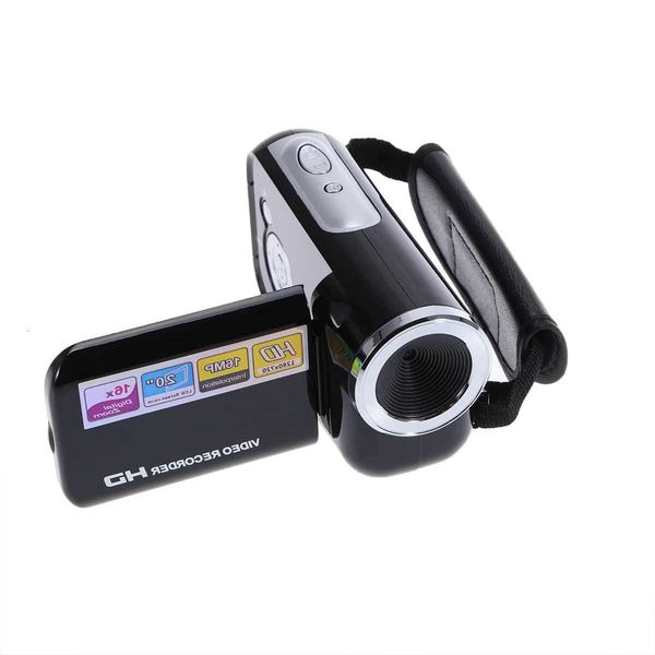 Video Mini DV Camcorder Handheld 16 Million Pixels Digital Camera LED Flash Digital Zoom 20 Inch Black CameraL26623