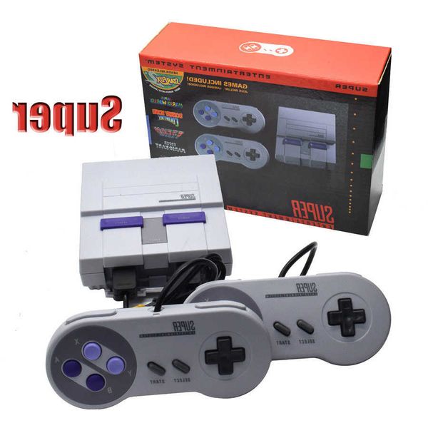 Game Portable Players Super HD Output For SNES Retro Classic Handheld Video Player TV Mini Console Built-in 21 s Double gamepadL26623