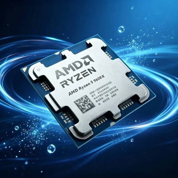 Blazing Hot Ultra Fast AM5 For B850 X870 AMD Loose CPU Ryzen 5 9600X R5 9600X 6 Cores 12 Threads Max Boost 54GHz 32MB L3 Cache