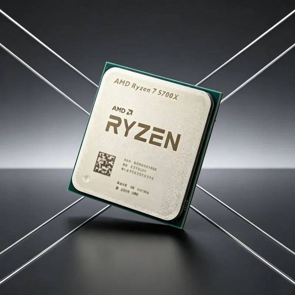 Cost-Effective Unlocked AMD Desktop Gaming CPU Ryzen 7 5700X R7 5700X 8 Core 16 Thread 46GHz AM4 Socket Without Package