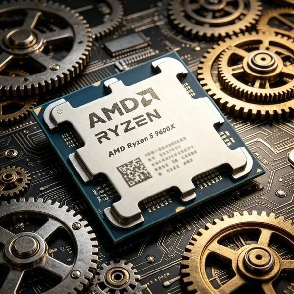 Ultra Fast AMD Loose CPU Ryzen 5 9600X R5 9600X 6 Cores 12 Threads Max Boost 54GHz 32MB L3 Cache AM5 For B850 X870